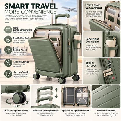 Sage Smart Organizer Suitcase
