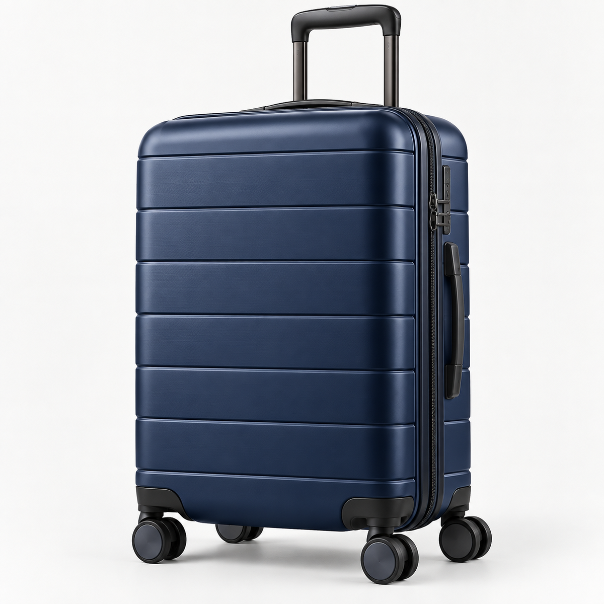 Harbor Navy Stripe Suitcase