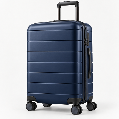 Harbor Navy Stripe Suitcase