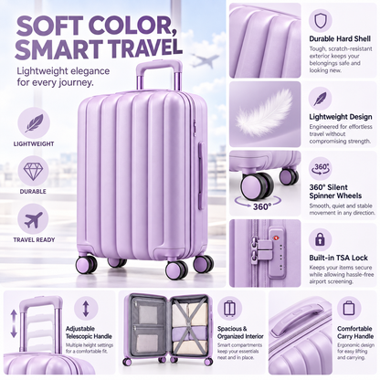Luna Soft Ridge Suitcase